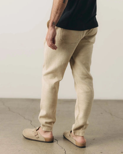 The Apres Pant in Natural Sashiko