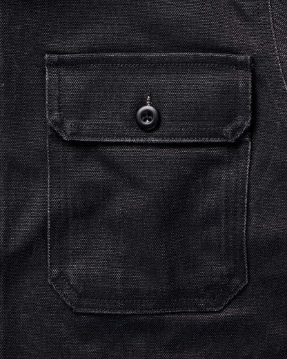The Shop Shirt in Coal Chipped Canvas