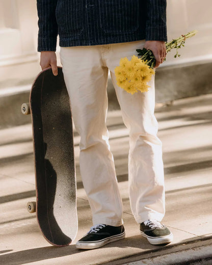 The Painter Pant in Seeded Natural Chipped Canvas