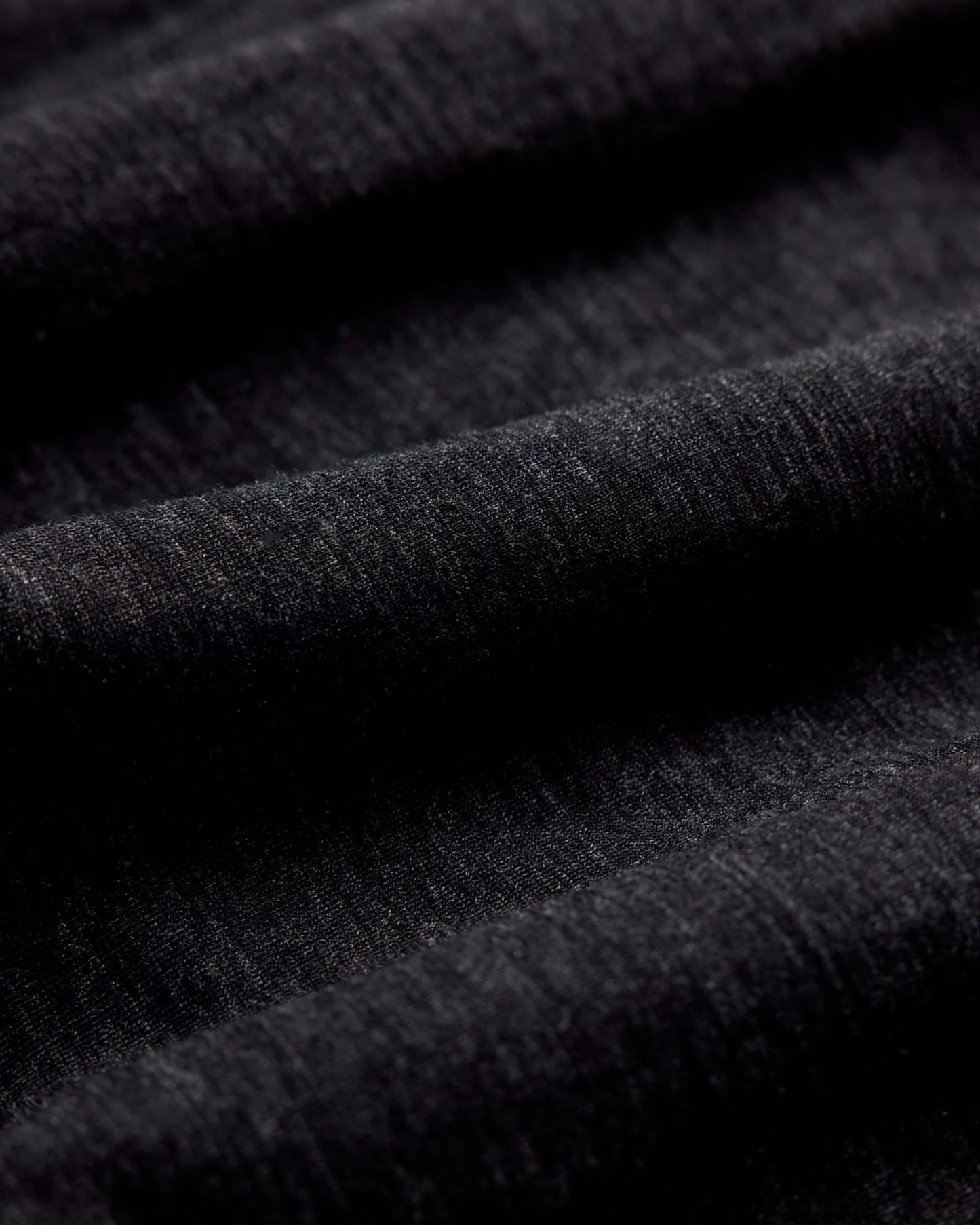The Merino Boxer in Heather Black