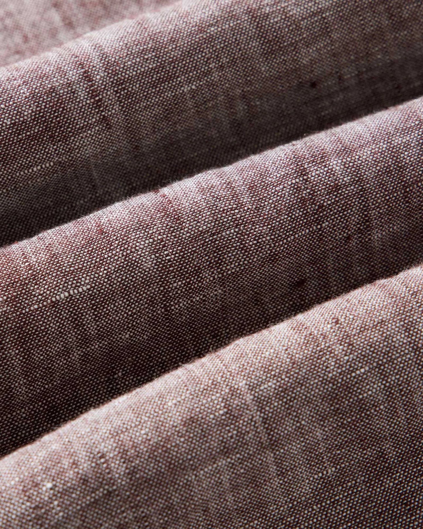 The Short Sleeve Jack in Burgundy Linen