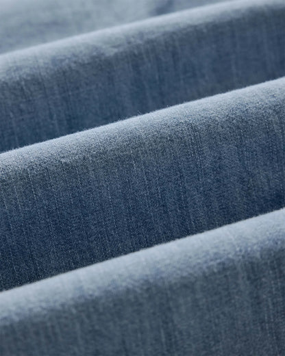The Glacier Shirt in Washed Indigo Selvedge Denim