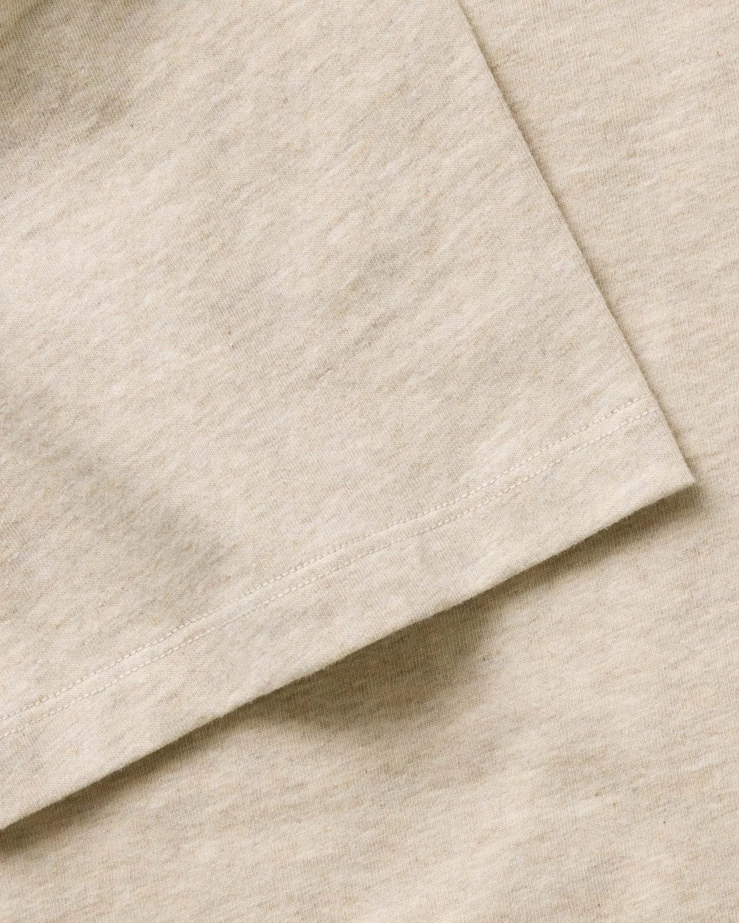 The Organic Cotton Tee in Heather Oat