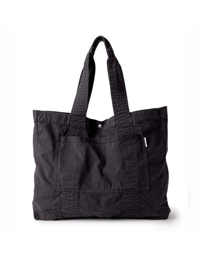 The Foundation Tote in Organic Faded Black