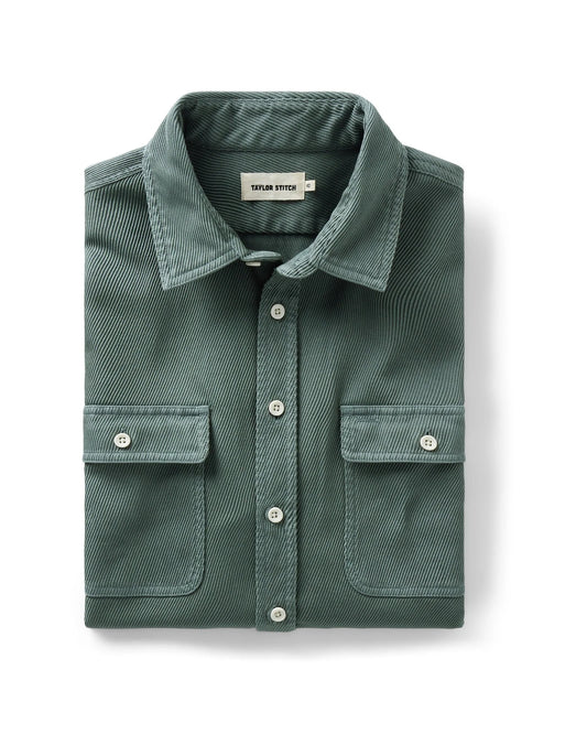 The Ledge Shirt in Deep Sea Twill
