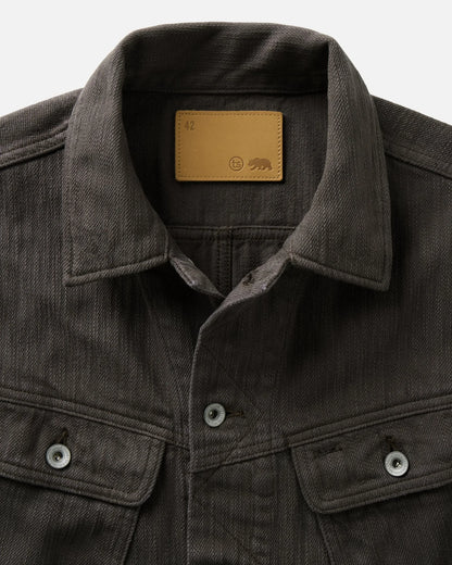 The Long Haul Jacket in Soil Slub Denim