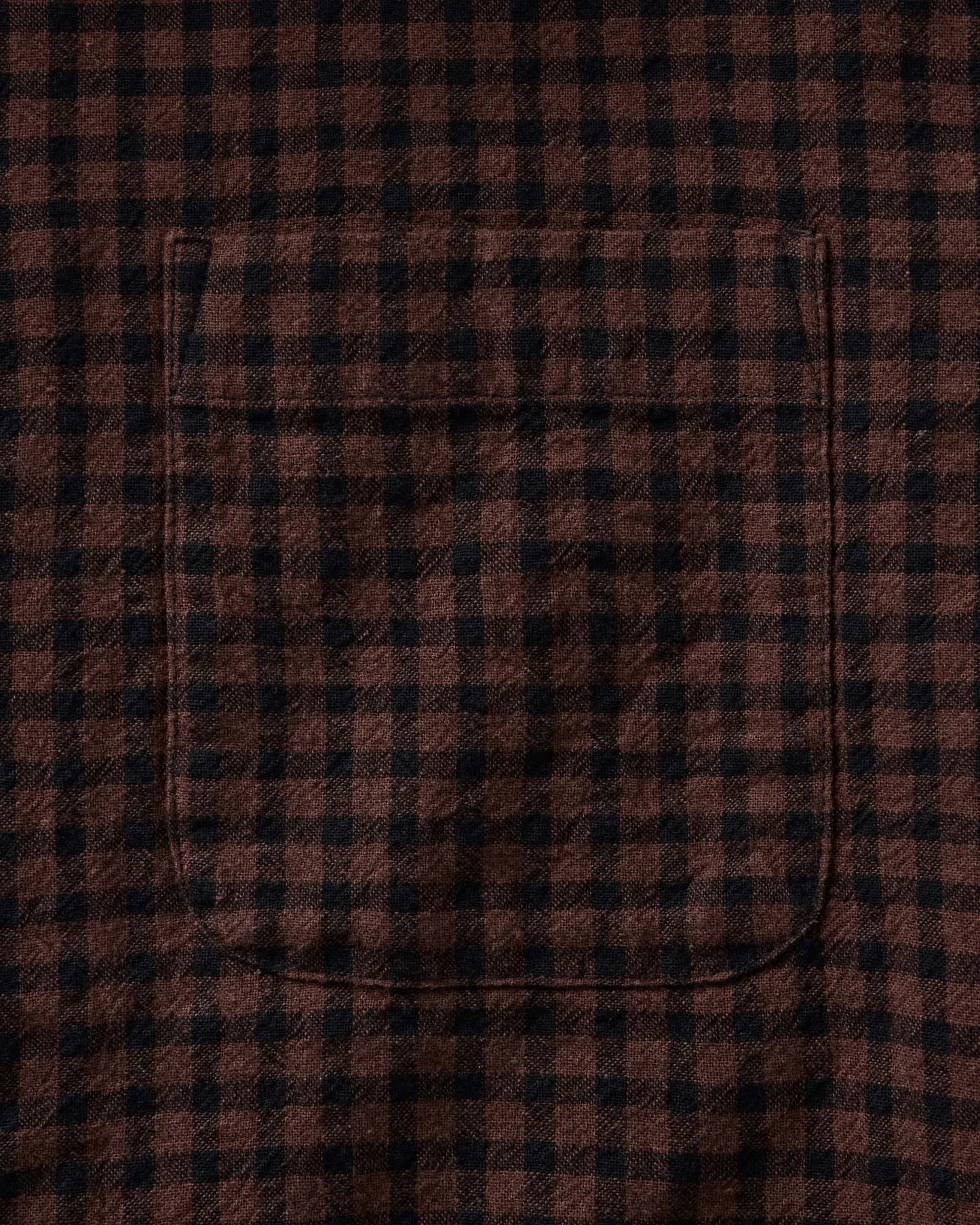 The California Shirt in Black Cherry Gingham