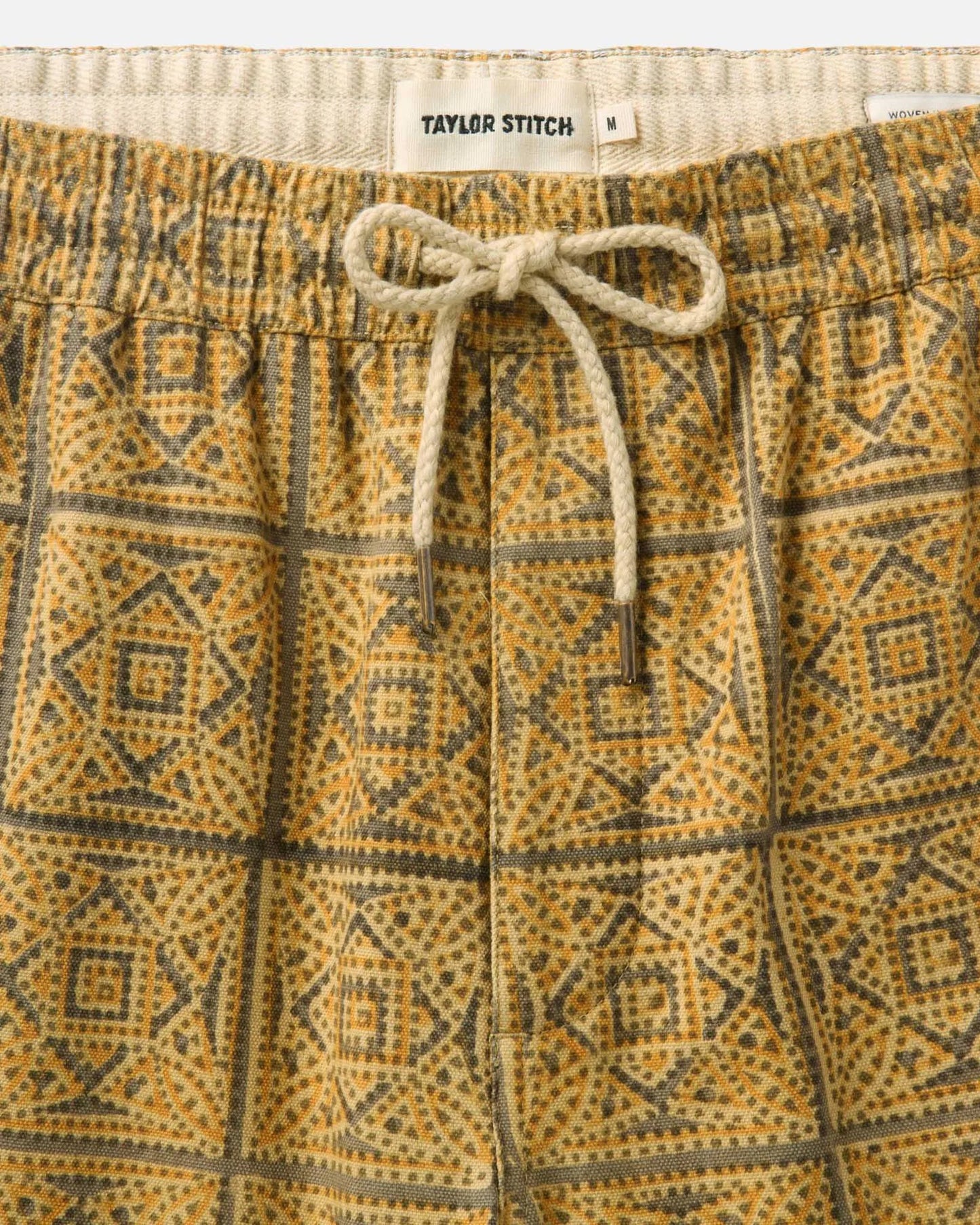 The Apres Short in Fennel Block Print