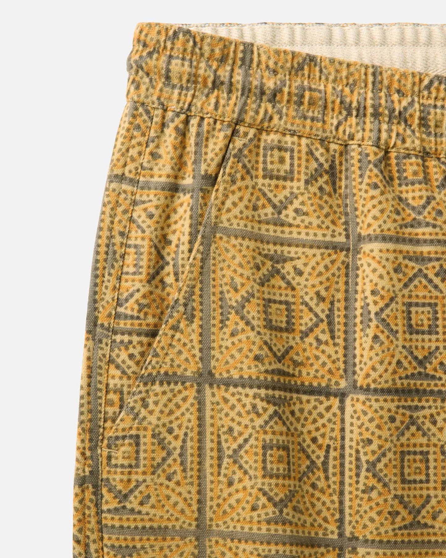 The Apres Short in Fennel Block Print