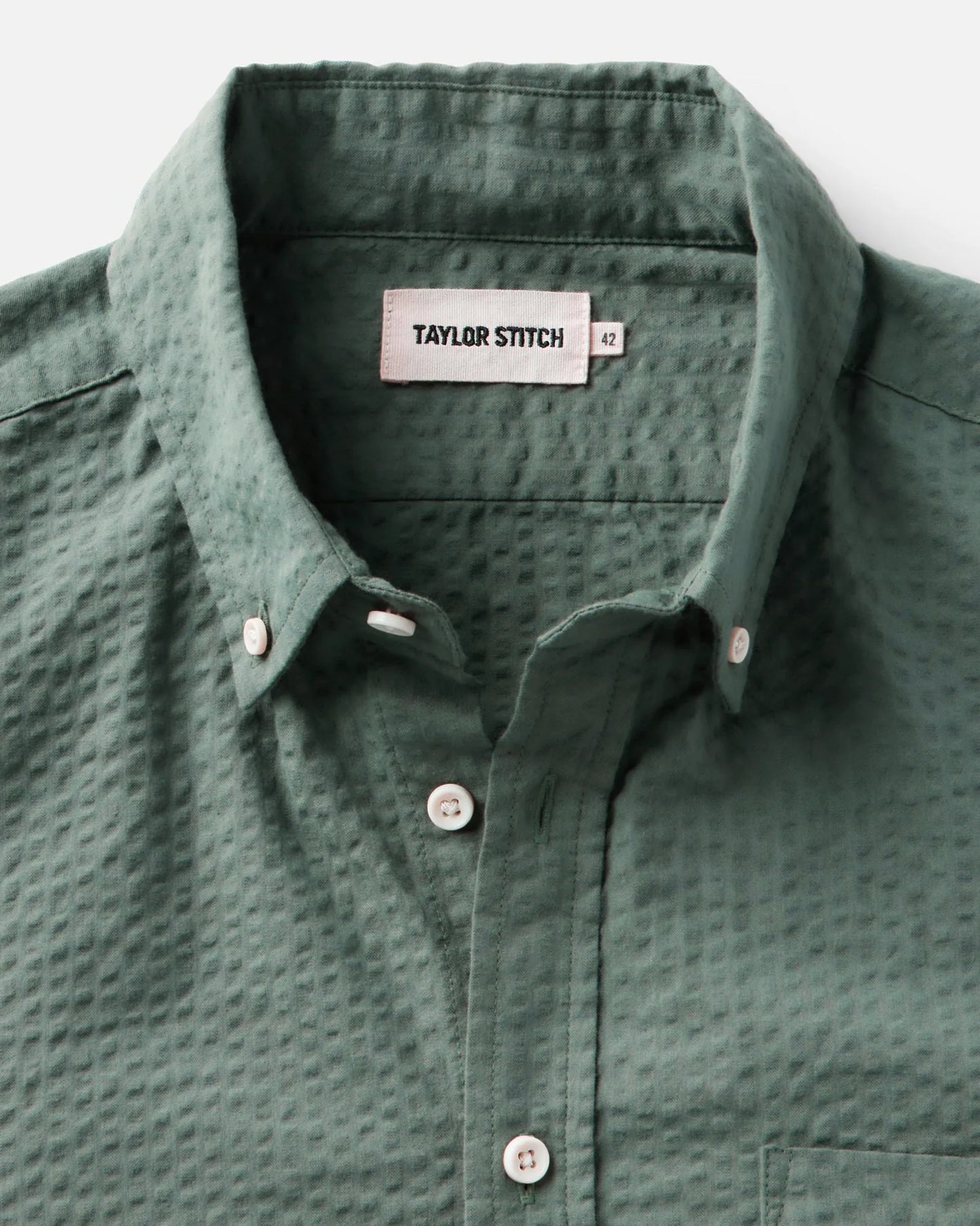 The Short Sleeve Jack in Deep Sea Seersucker