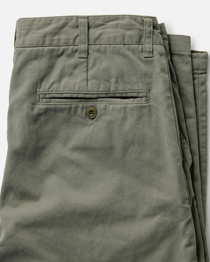 The Straight Foundation Pant in Organic Smoked Olive