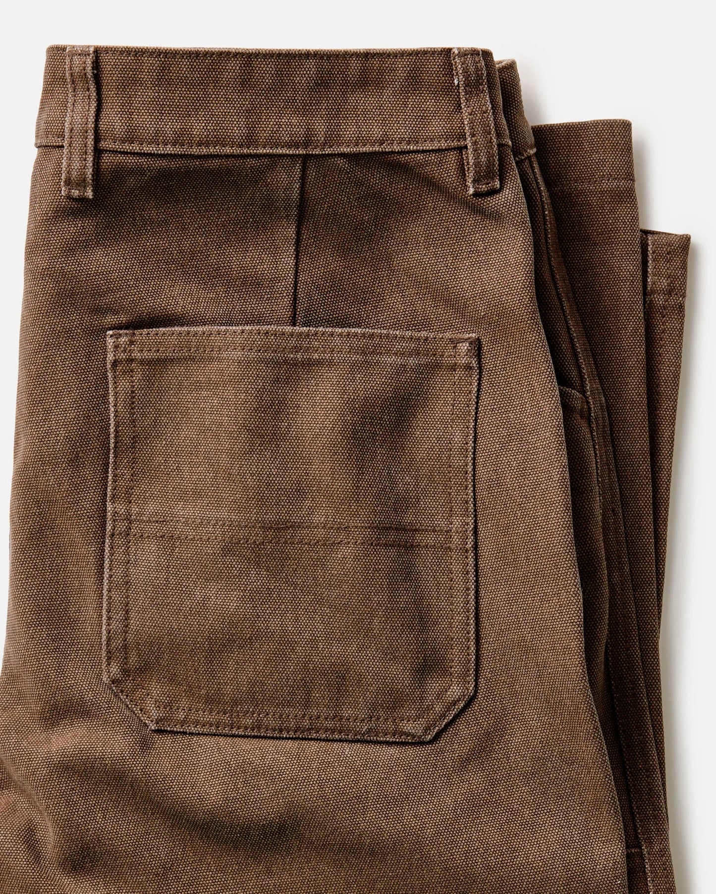 The Chore Pant in Aged Penny Chipped Canvas