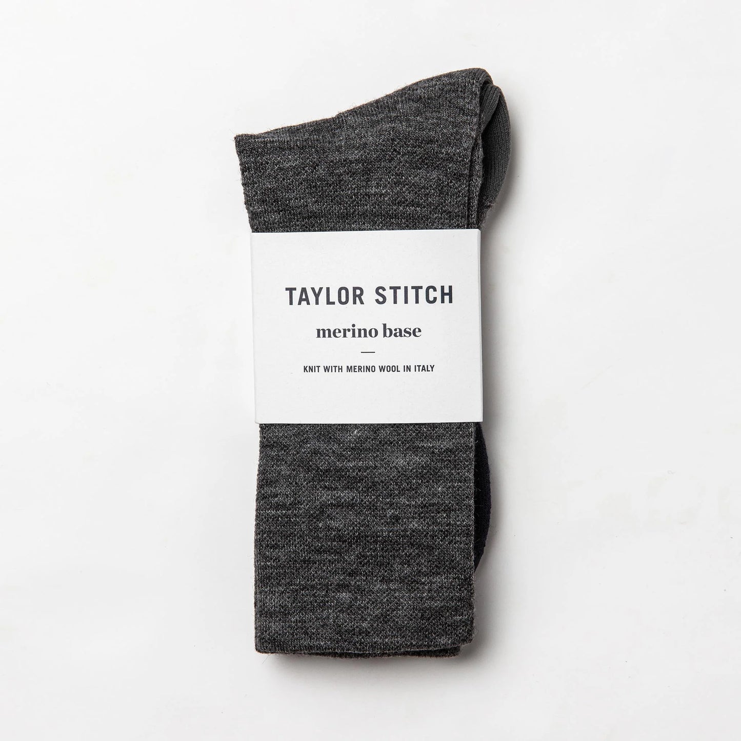 The Merino Sock in Charcoal