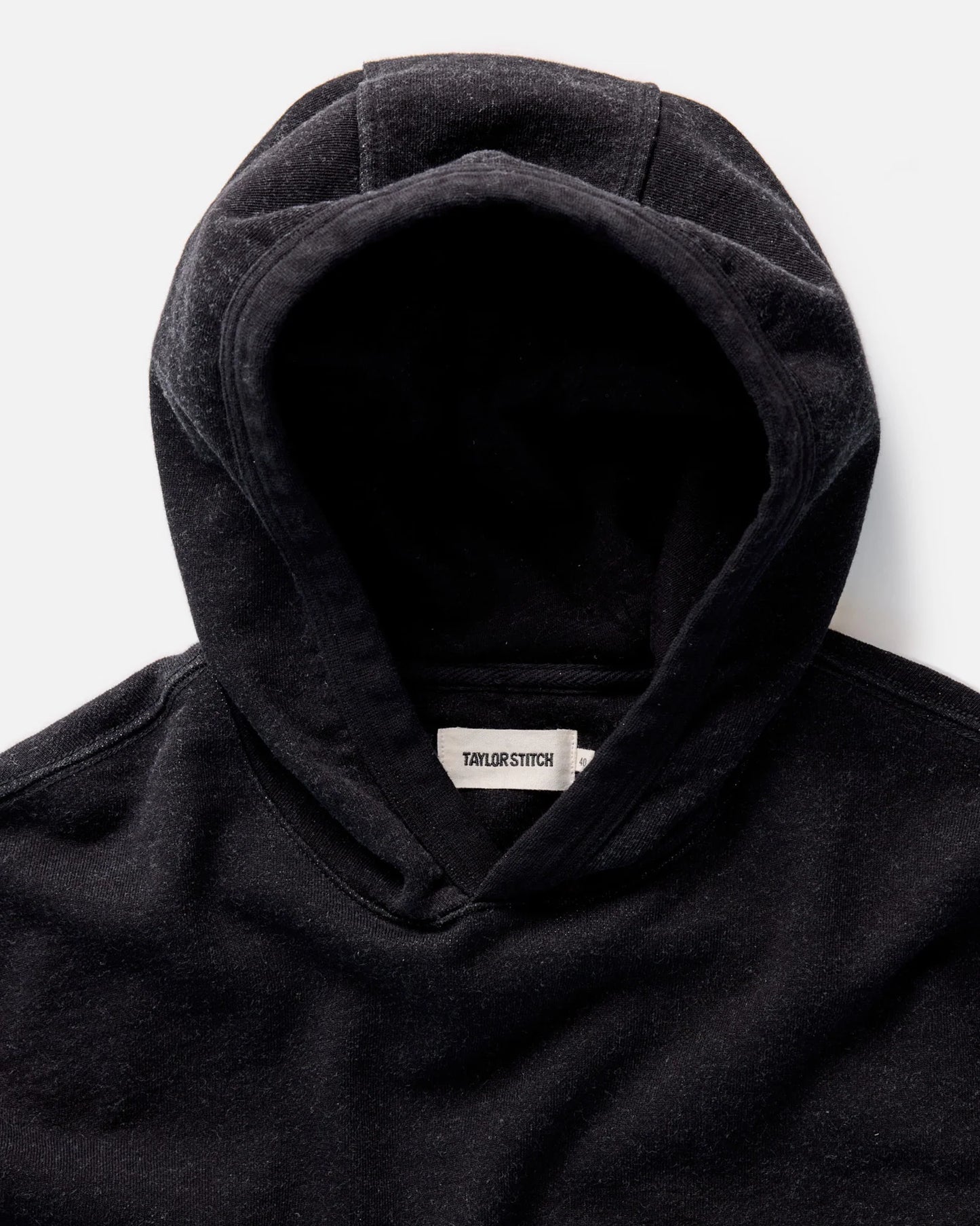 The Sunset Hoodie in Black Indigo Terry
