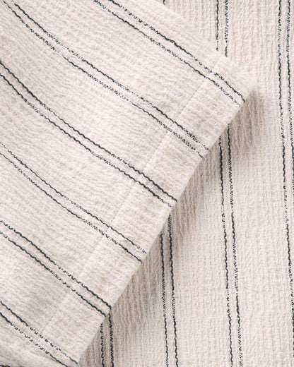 The Short Sleeve California in Tide Stripe Hacci
