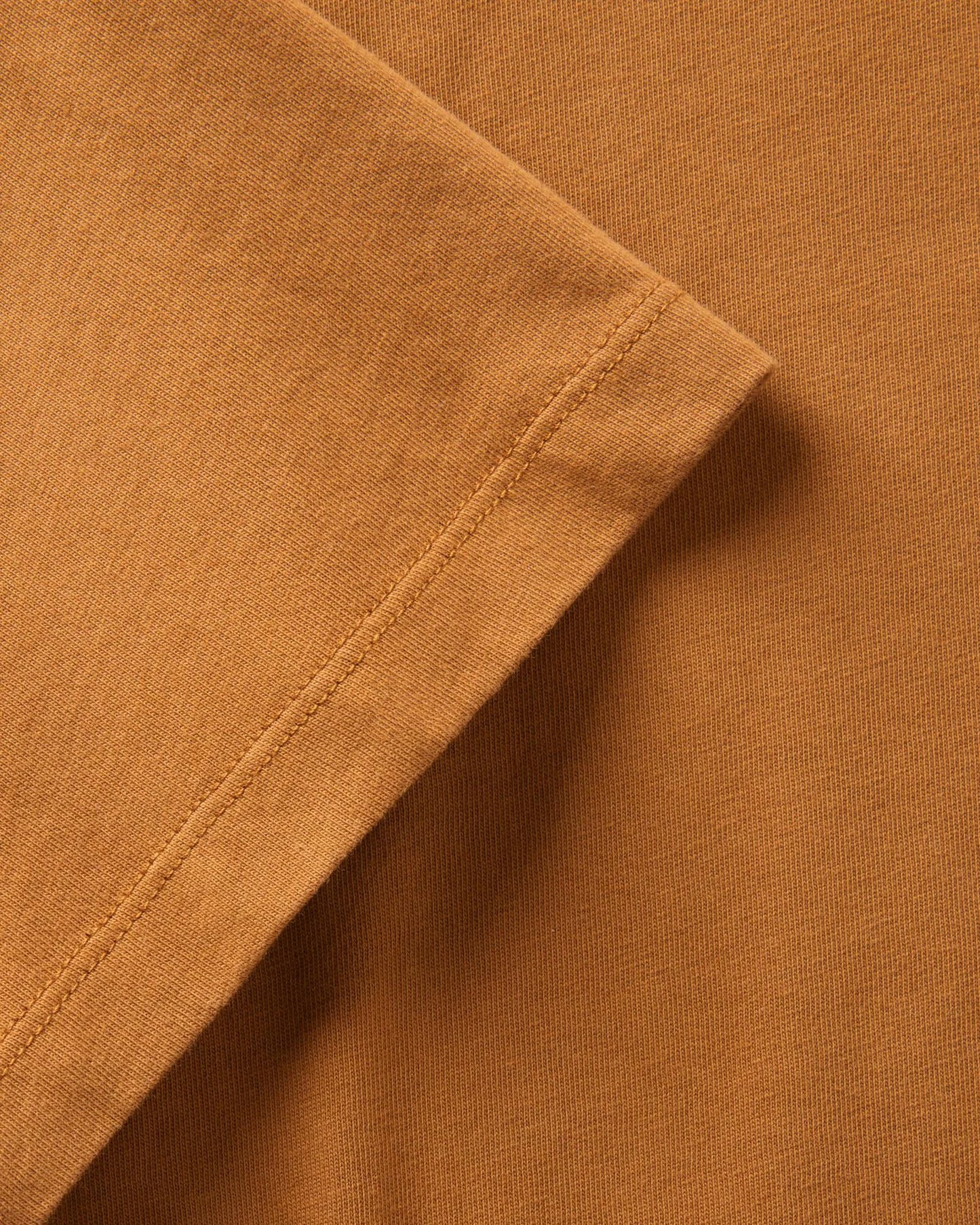 The Regenerative Cotton Tee in Saffron