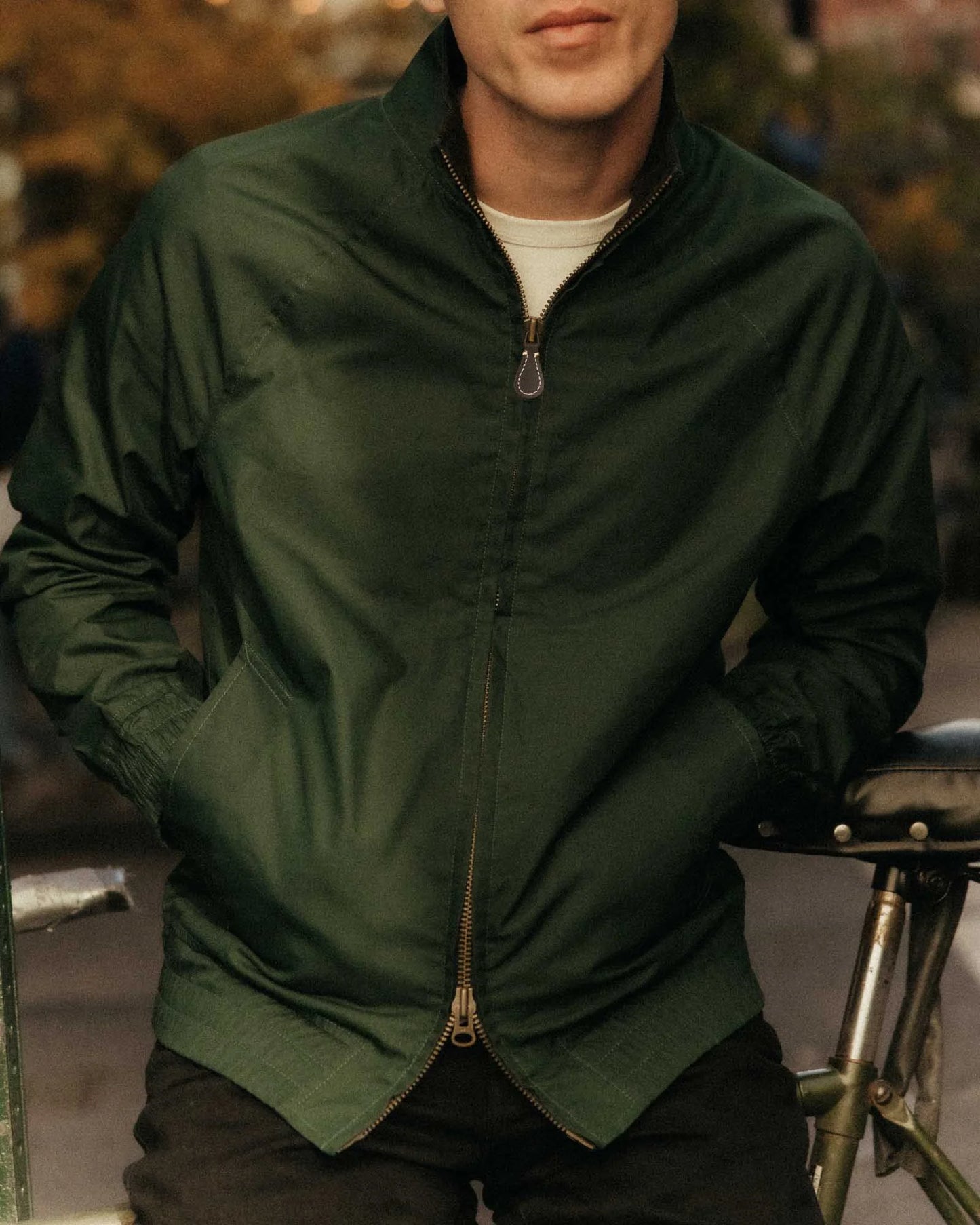 The Dean Jacket in Dark Spruce Twill