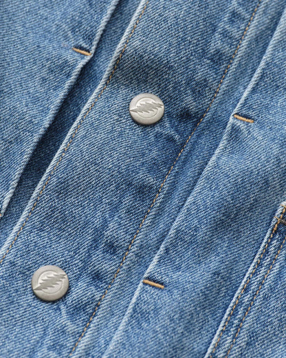The Haight Jacket in Light Wash Hemp Denim