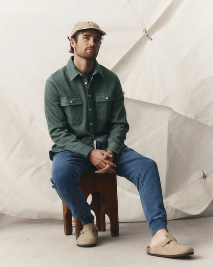 The Ledge Shirt in Deep Sea Twill