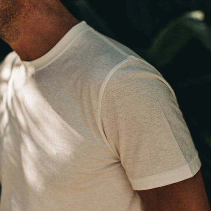 The Cotton Hemp Tee in Natural