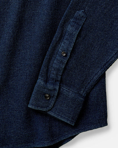 The Jack in Rinsed Indigo Waffle