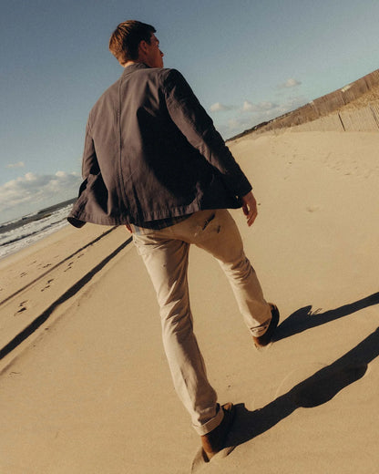 The Ojai Jacket in Organic Charcoal Foundation Twill