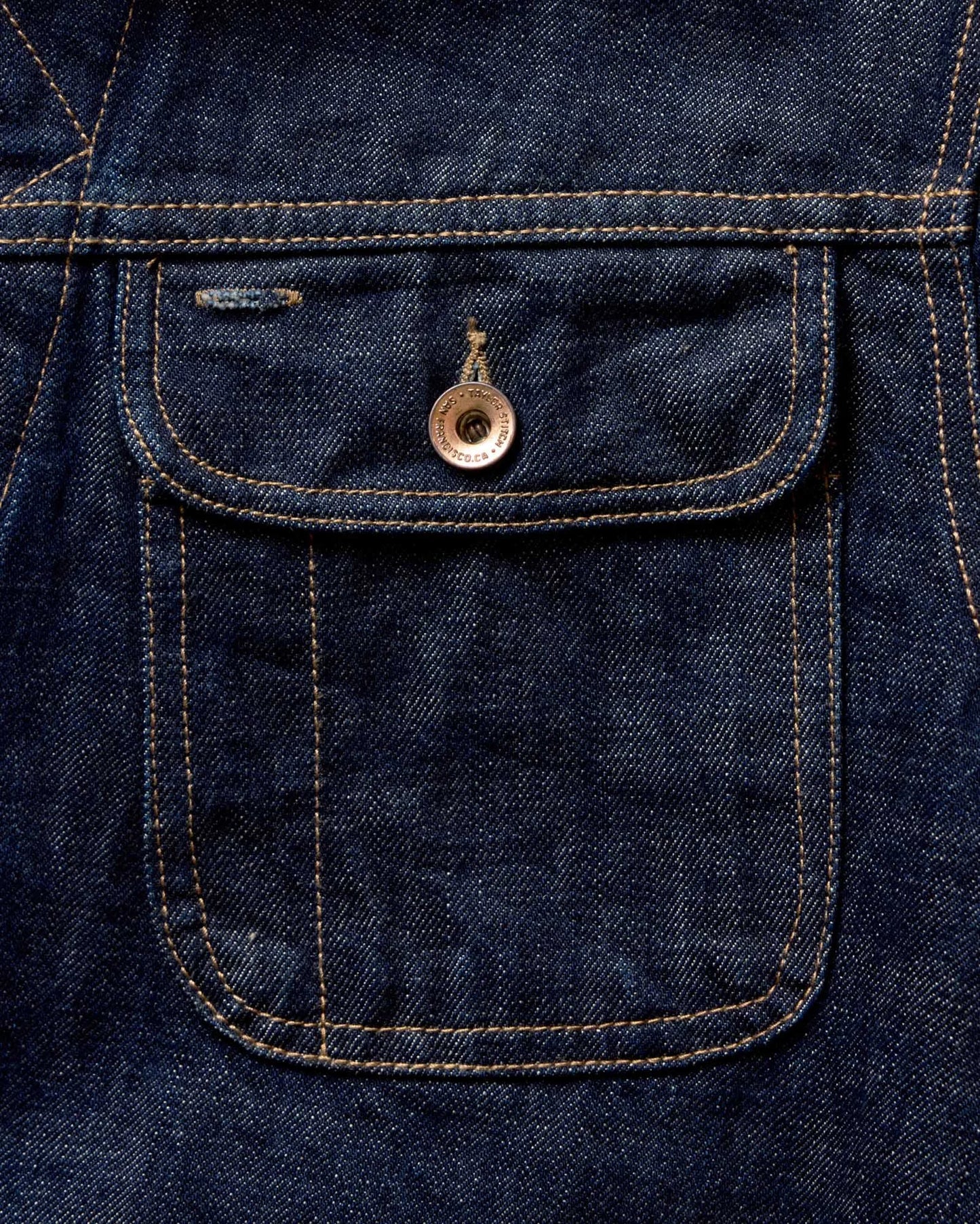 The Long Haul Jacket in Rinsed Organic Selvedge