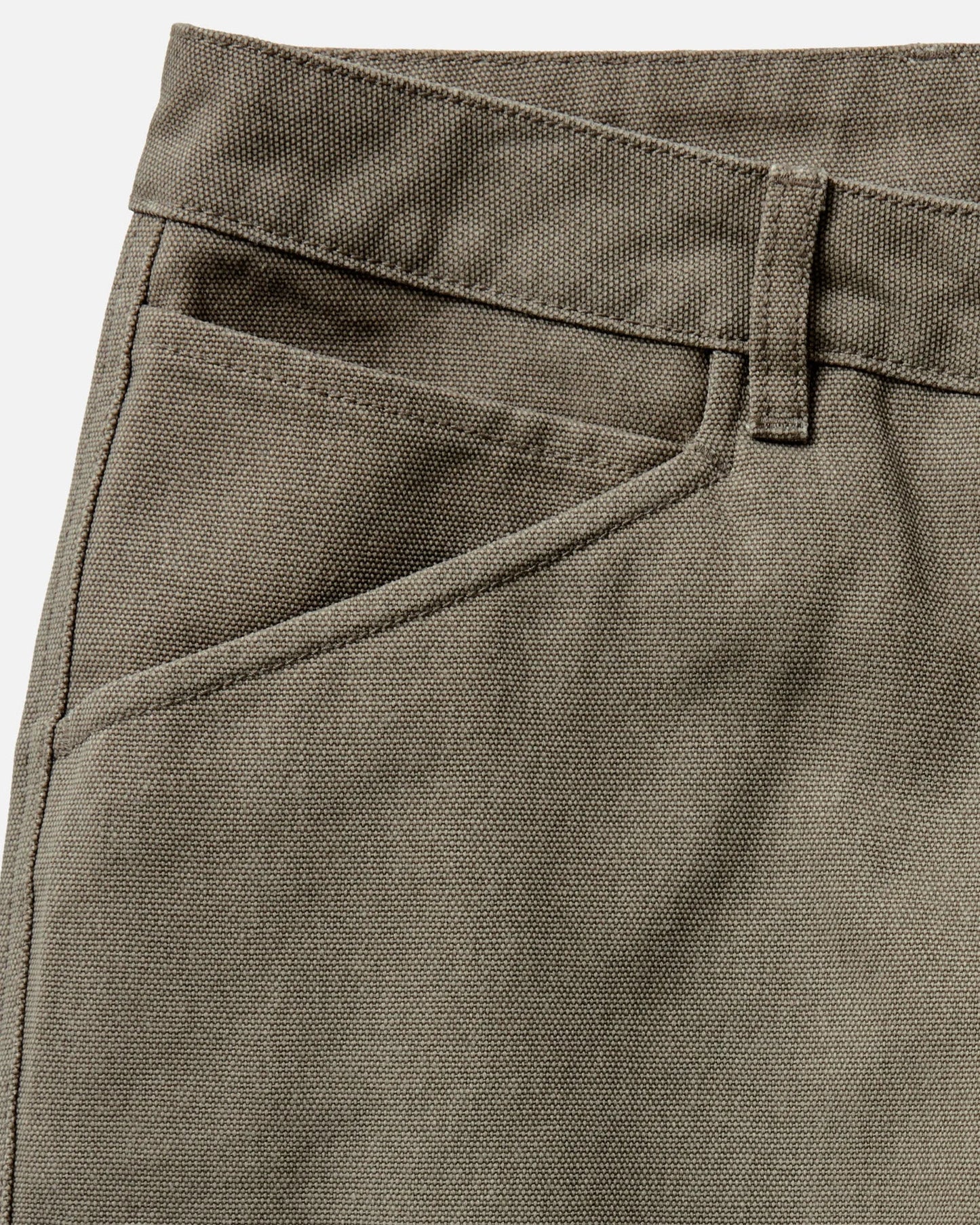The Camp Pant in Stone Chipped Canvas