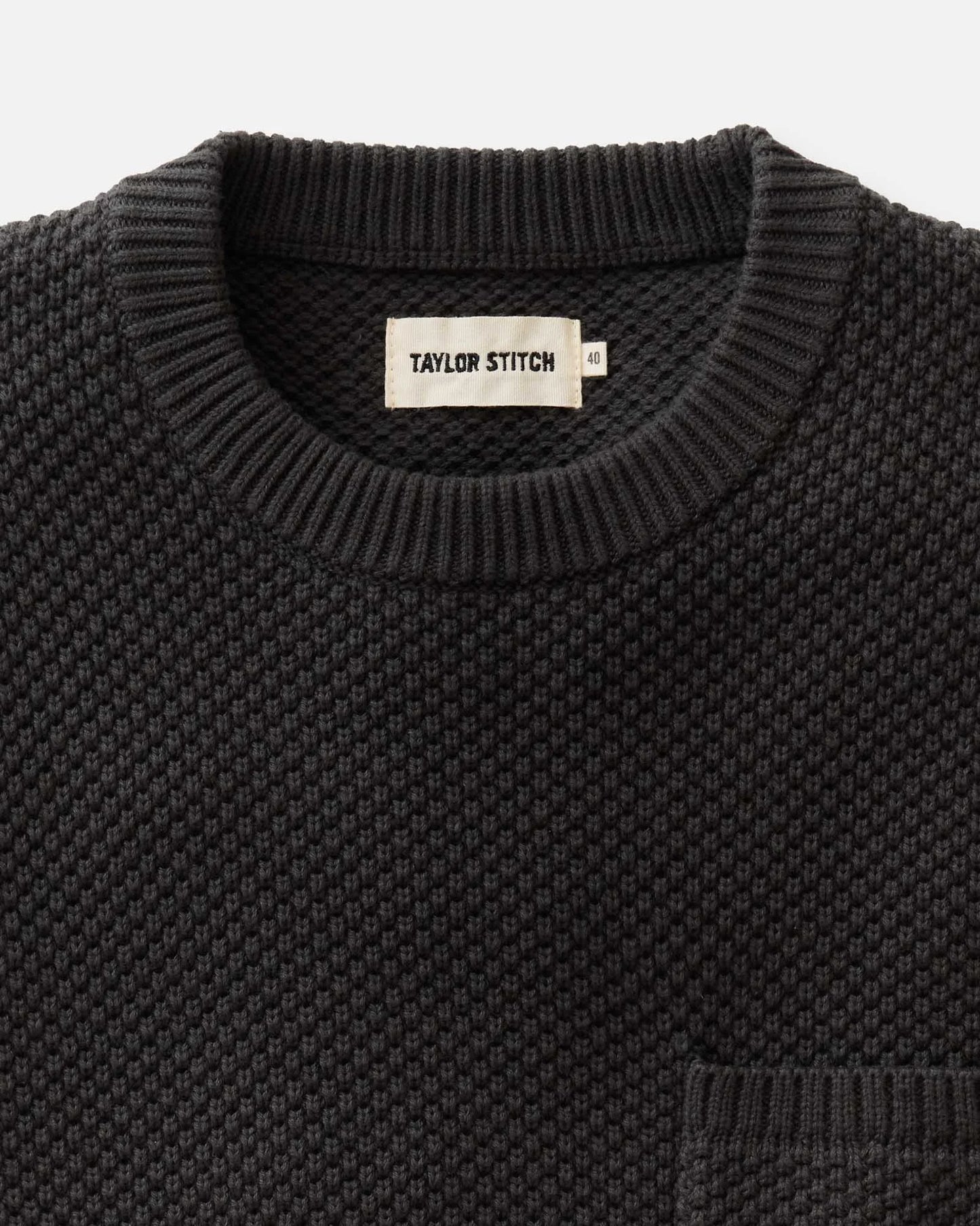 The Crawford Crew Sweater in Charcoal