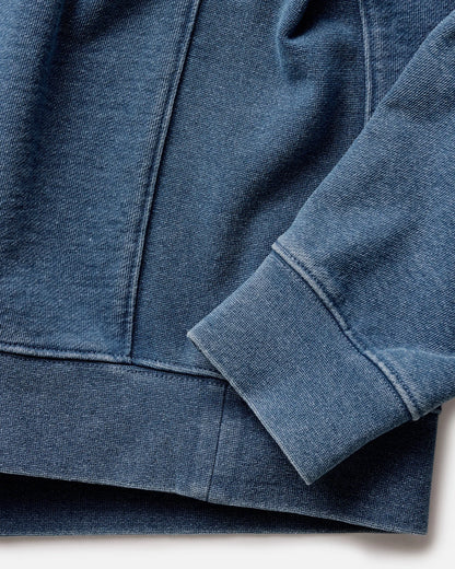 The Sunset Crew in Washed Indigo Terry