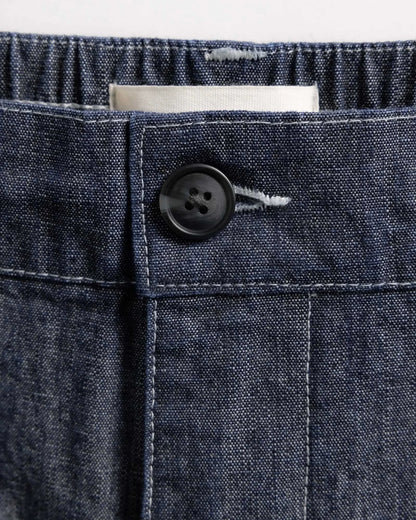 The Easy Pant in Washed Indigo Chambray