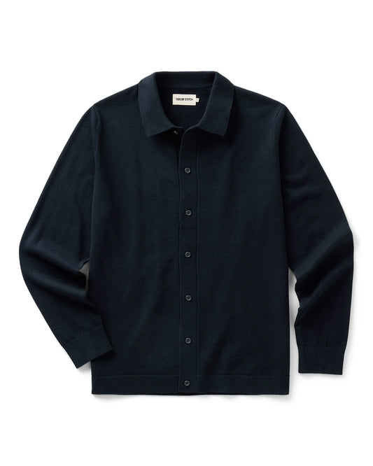 The Nichols Polo in Nocturne Cotton Cashmere