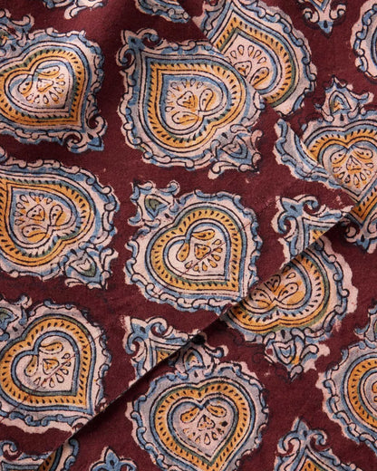 The Hawthorne Shirt in Sangria Block Print