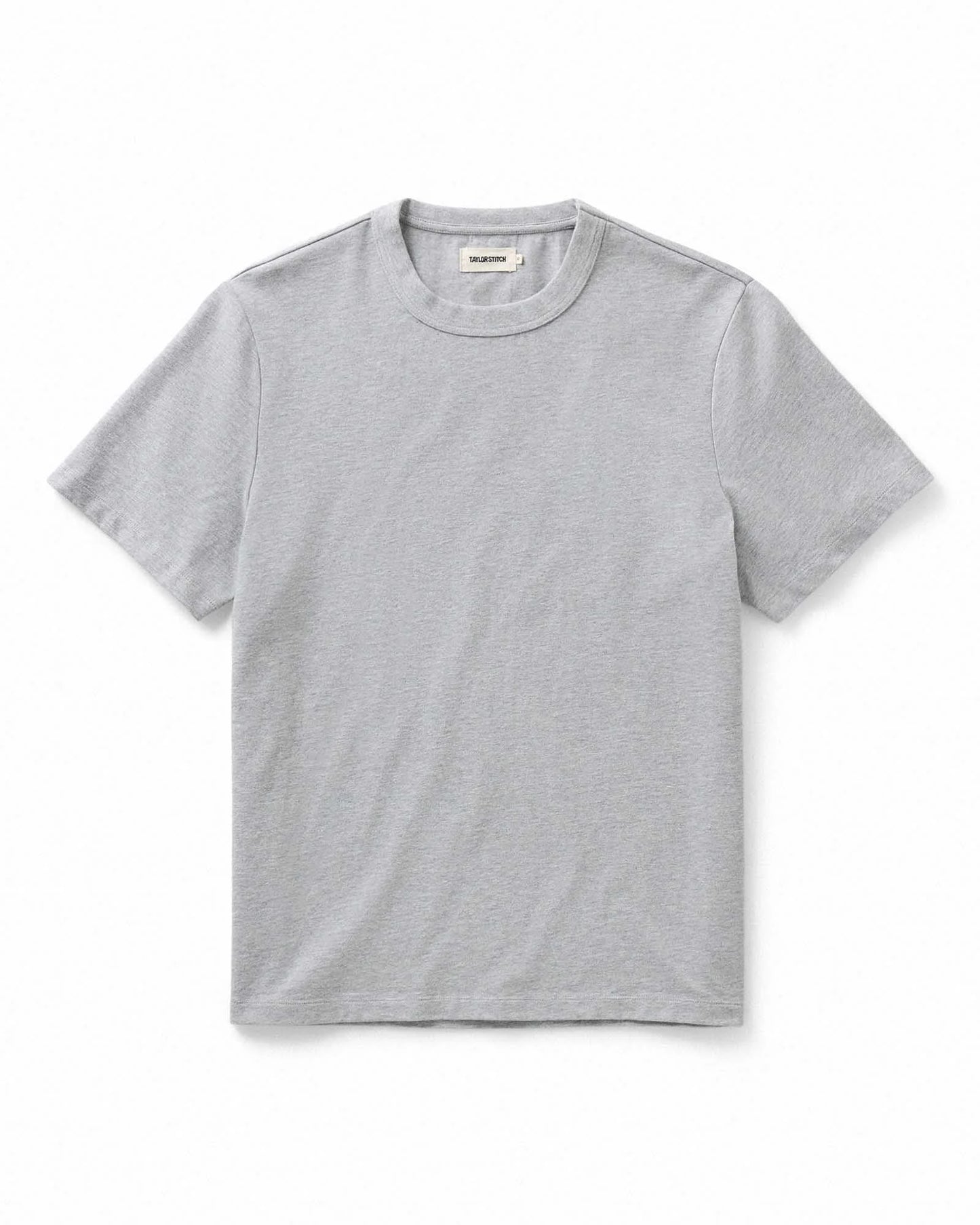 The Organic Cotton Shop Tee in Heather Grey