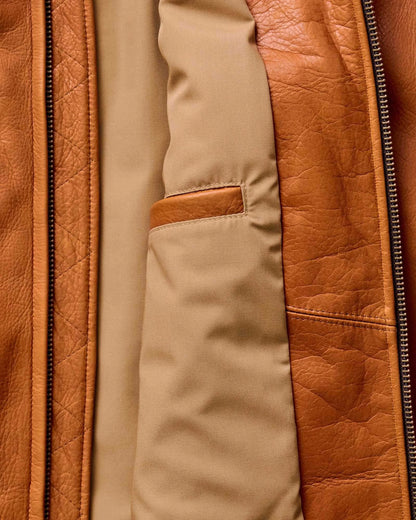 The Moto Jacket in Whiskey Steerhide