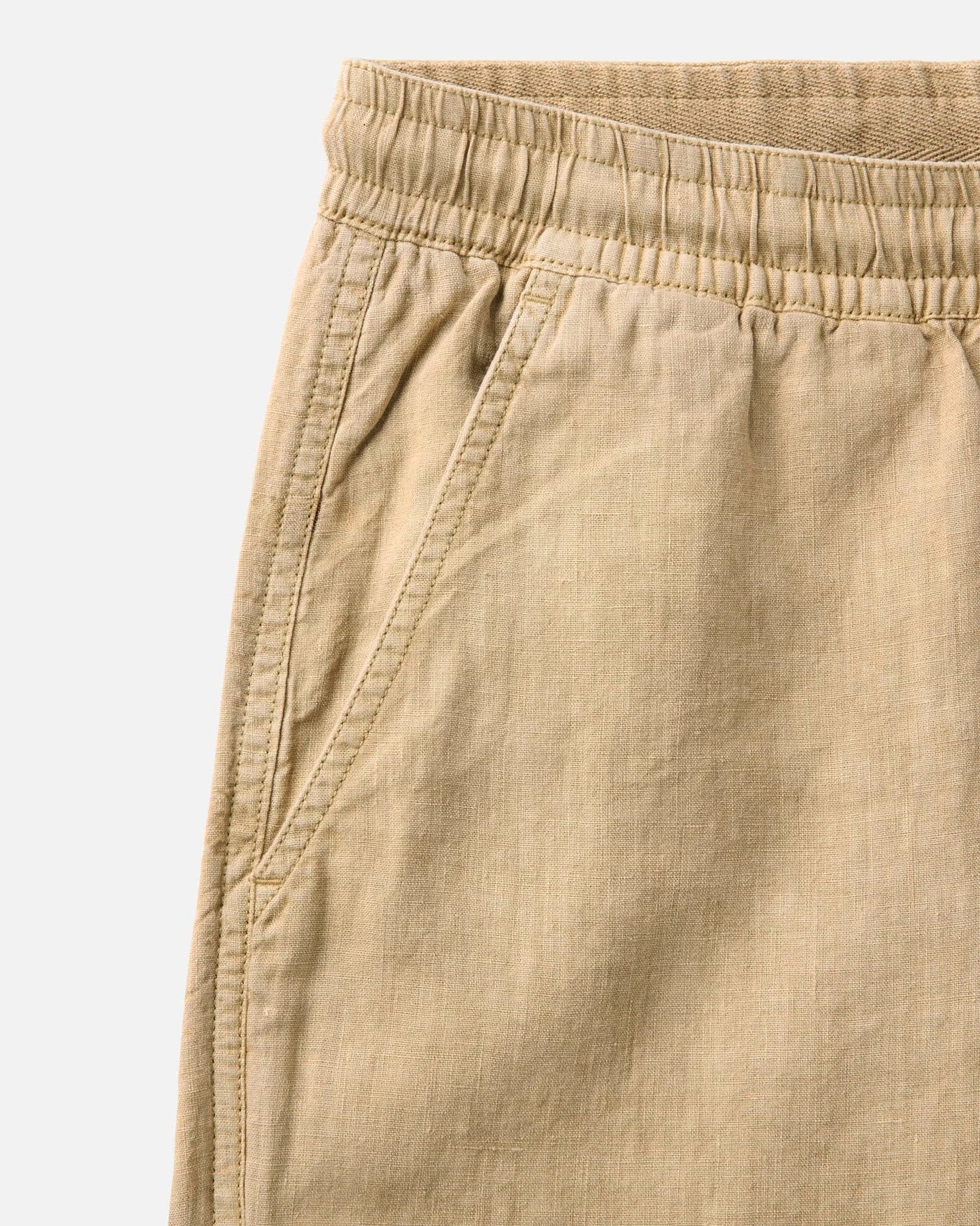 The Apres Short in Field Khaki Hemp