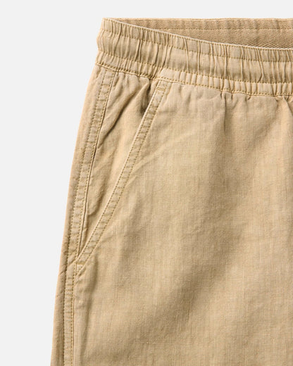The Apres Short in Field Khaki Hemp
