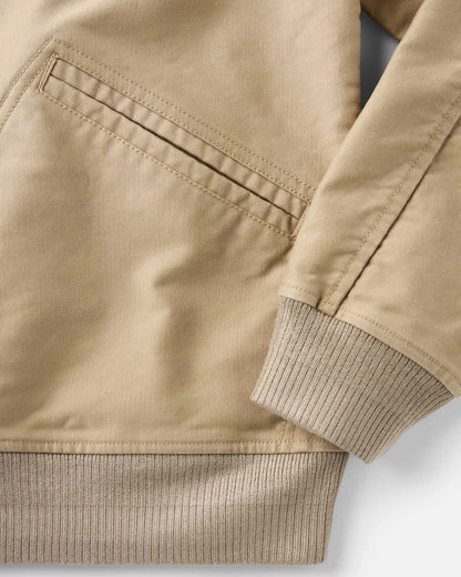 The Clark Bomber in Khaki Bedford Cord