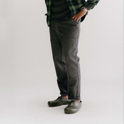 The Chore Pant in Coal Chipped Canvas