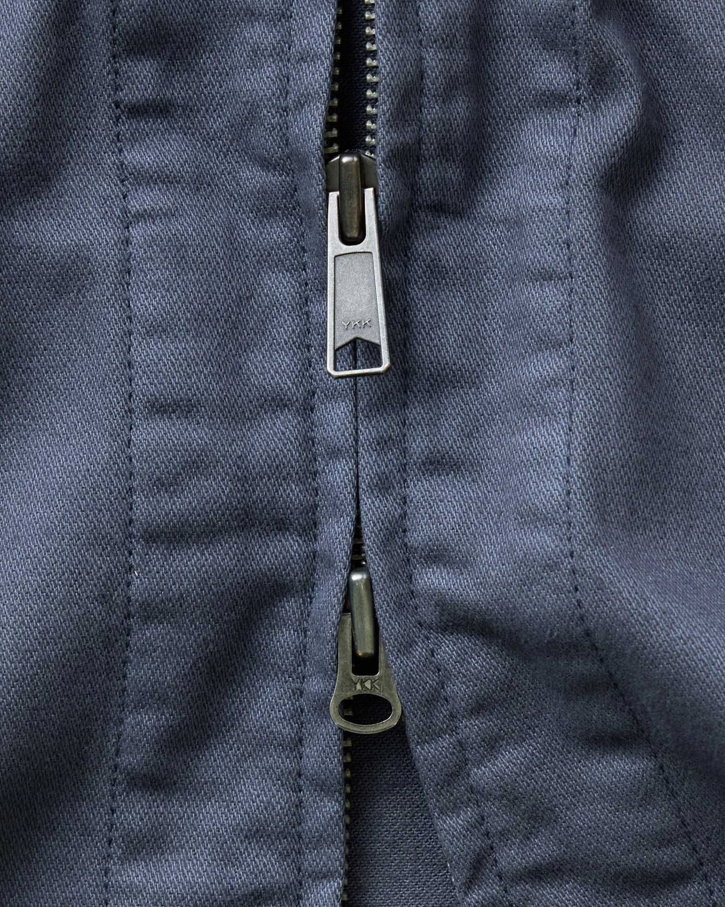 The Station Jacket in Petrol Blue Broken Twill