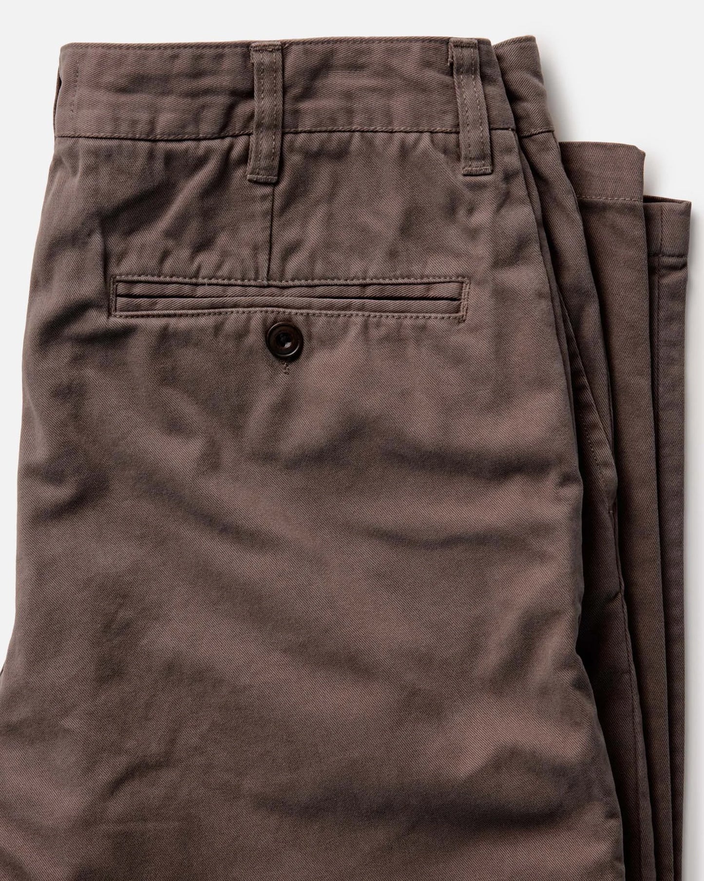 The Straight Foundation Pant in Organic Espresso