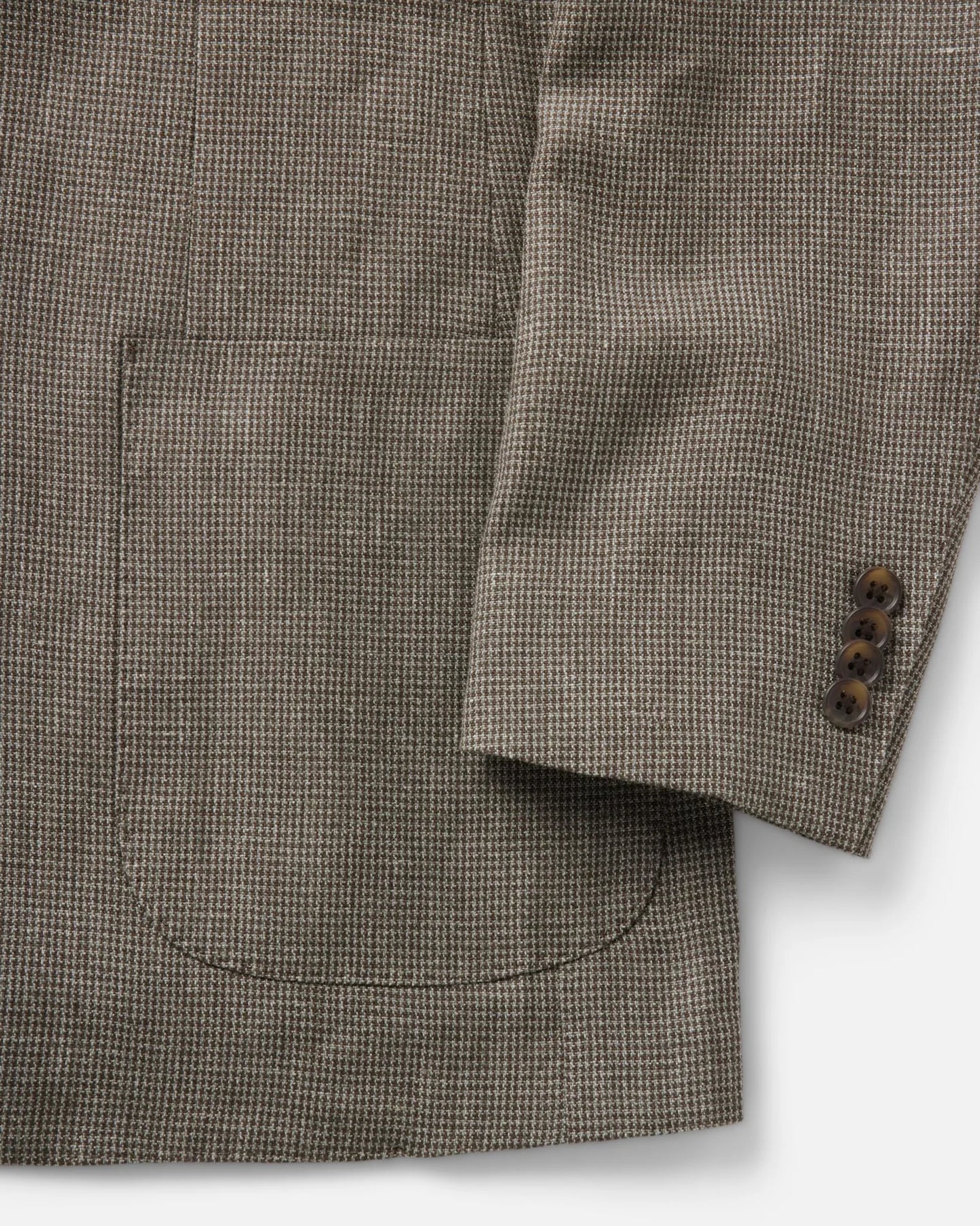 The Stevens Sportcoat in Morel Micro Check