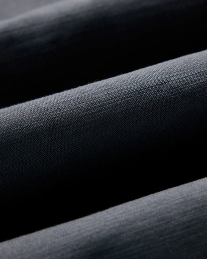 The Surplus Shirt in Faded Black Reverse Sateen