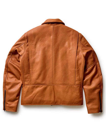 The Moto Jacket in Whiskey Steerhide