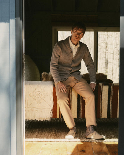 The Crawford Sweater in Coffee Twist