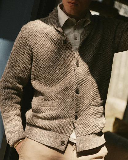 The Crawford Sweater in Coffee Twist
