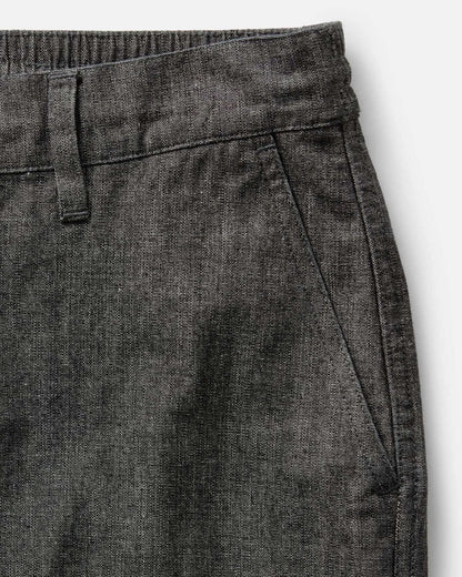 The Easy Pant in Black Indigo Chambray