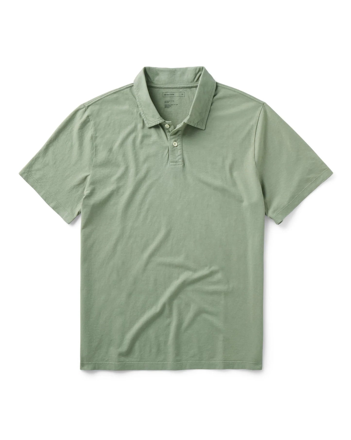The Cotton Hemp Polo in Sage