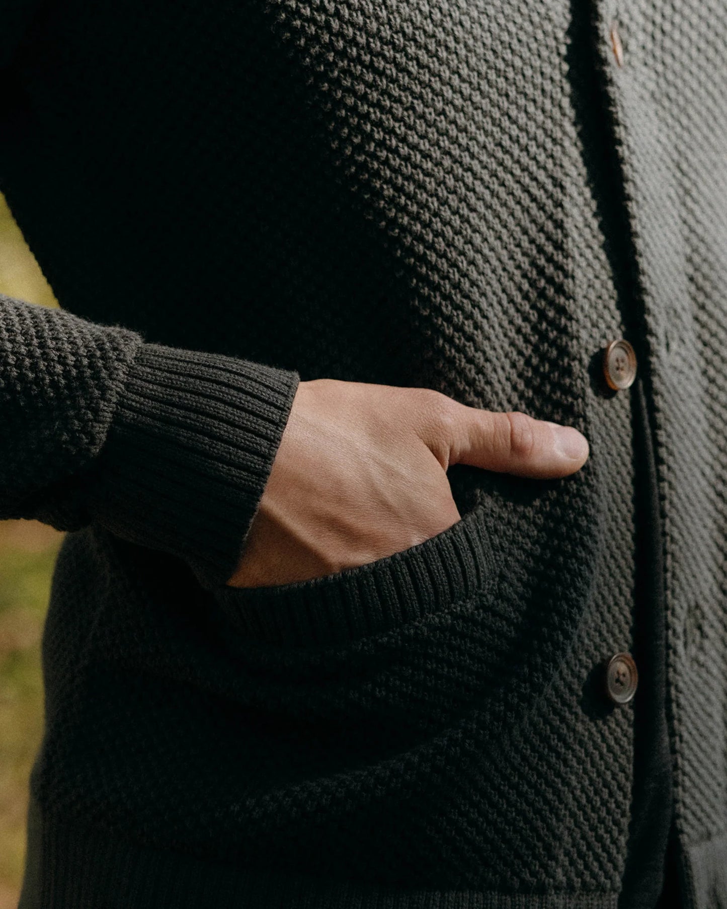 The Crawford Sweater in Charcoal