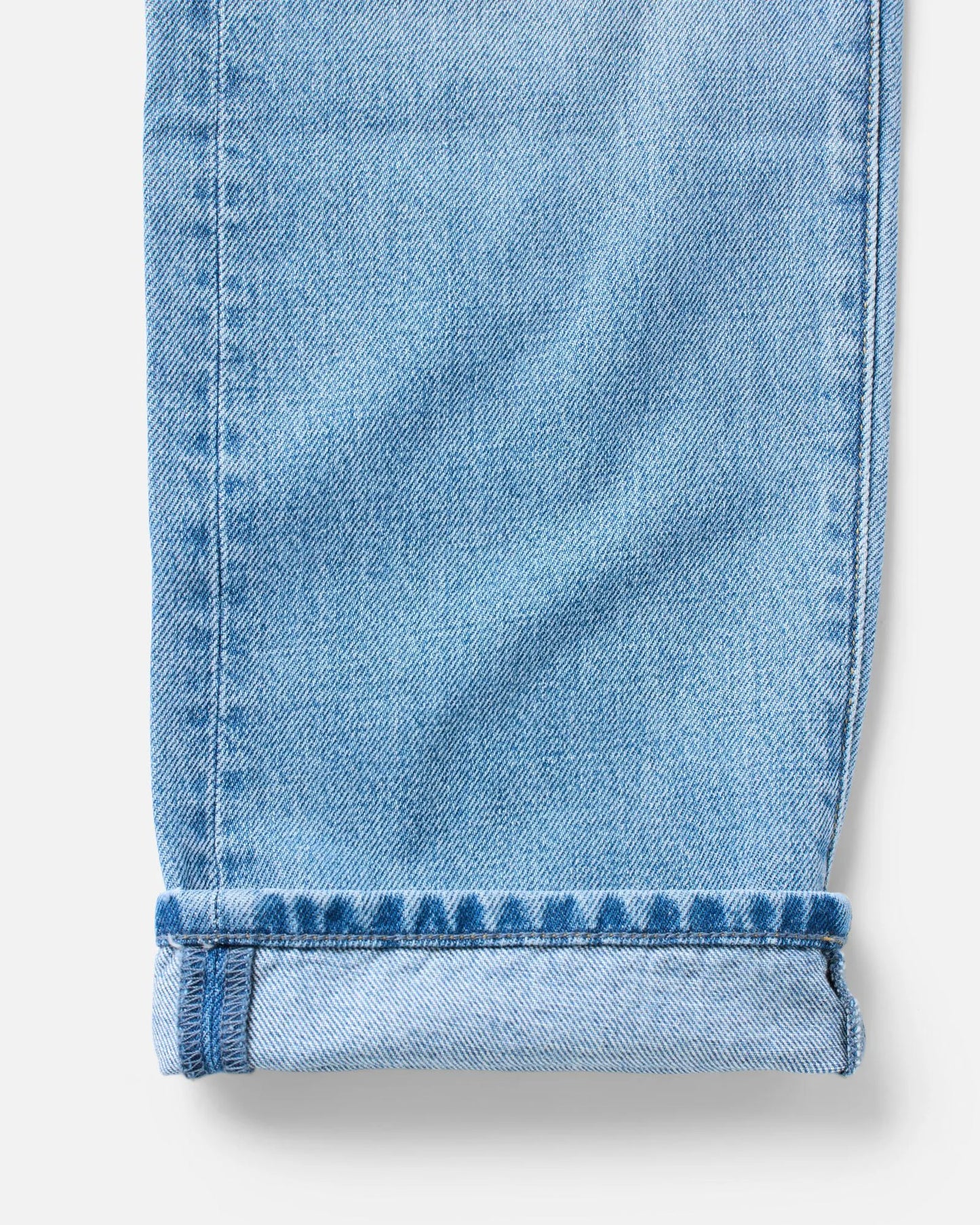 The Democratic Jean in Light Wash Hemp Denim